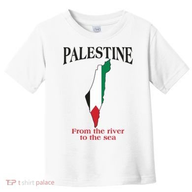 Free Palestine From The River To The Sea Toddler T-Shirt