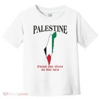 Free Palestine From The River To The Sea Toddler T-Shirt thumb 0