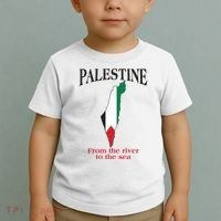 Free Palestine From The River To The Sea Toddler T-Shirt thumb 2