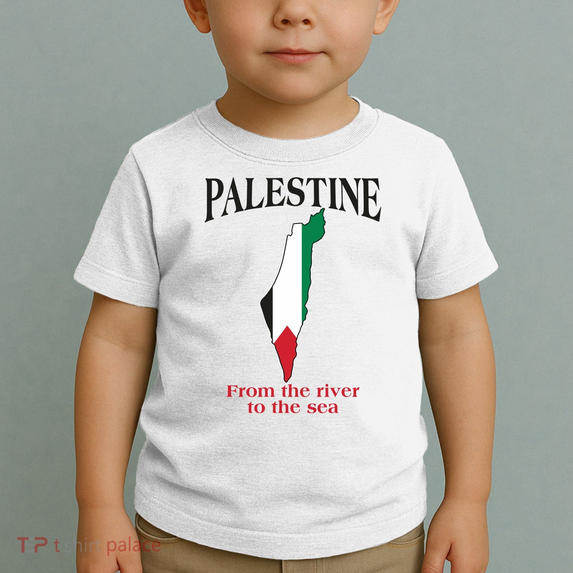 Free Palestine From The River To The Sea Toddler T-Shirt