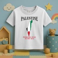 Free Palestine From The River To The Sea Toddler T-Shirt thumb 3