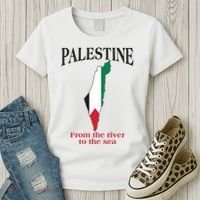 Free Palestine From The River To The Sea Women's T-Shirt thumb 3