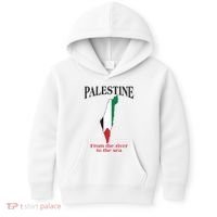 Free Palestine From The River To The Sea Kids Hoodie thumb 0