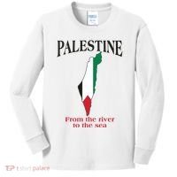 Free Palestine From The River To The Sea Kids Long Sleeve Shirt thumb 0
