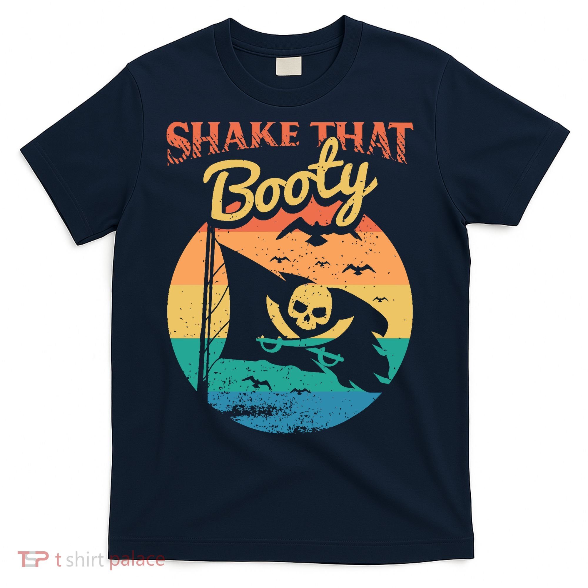 Funny Pirate Freebooter Buccaneer Caribbean Adventure T-Shirt