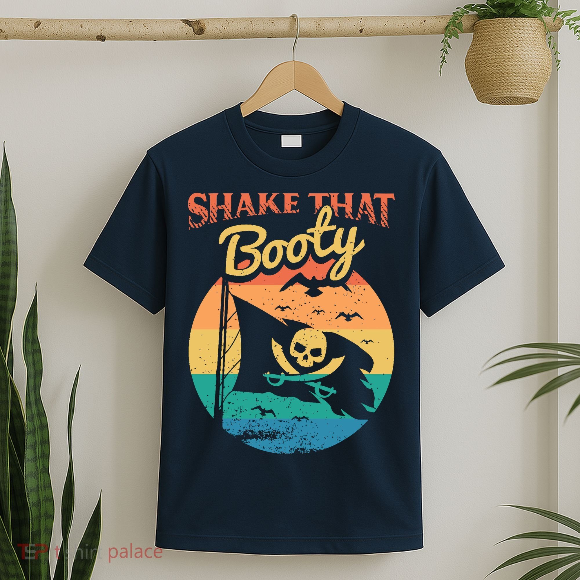 Funny Pirate Freebooter Buccaneer Caribbean Adventure T-Shirt
