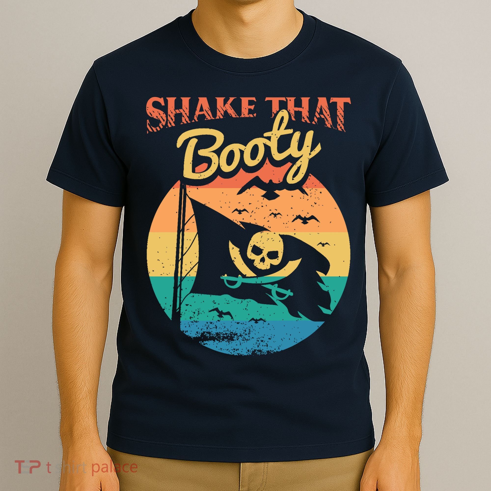Funny Pirate Freebooter Buccaneer Caribbean Adventure T-Shirt