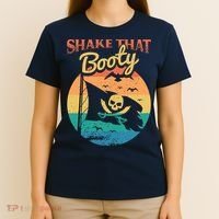 Funny Pirate Freebooter Buccaneer Caribbean Adventure T-Shirt thumb 4