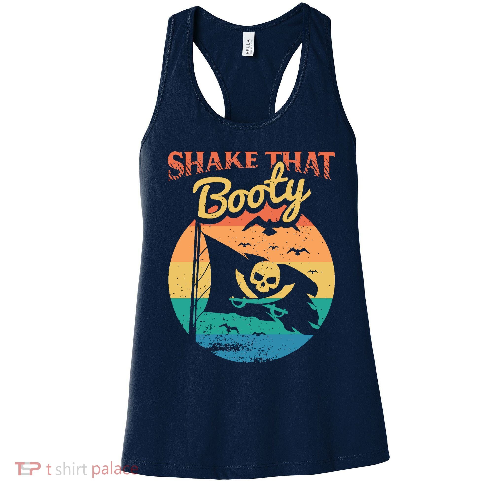 Funny Pirate Freebooter Buccaneer Caribbean Adventure Women's Tank Top