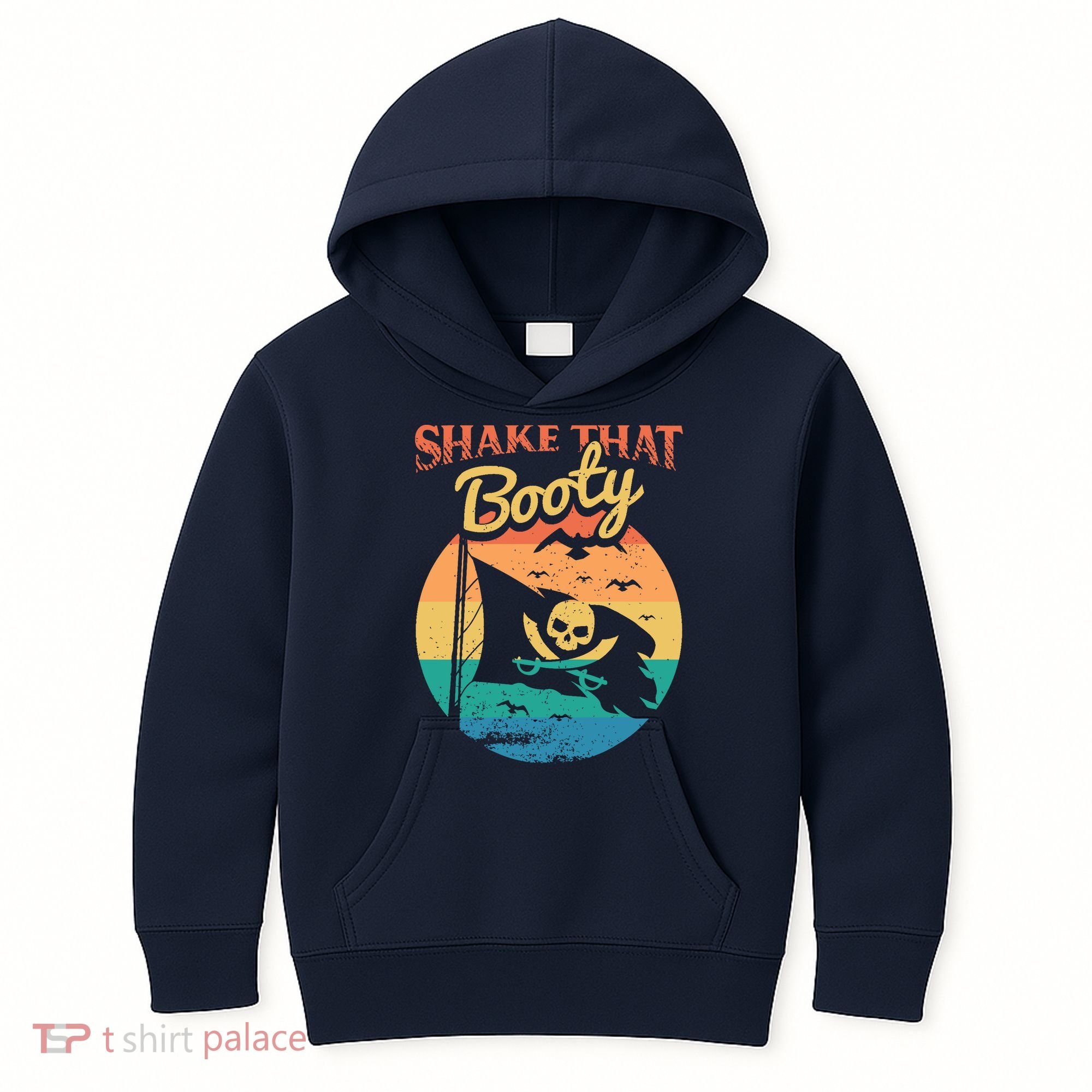 Funny Pirate Freebooter Buccaneer Caribbean Adventure Kids Hoodie