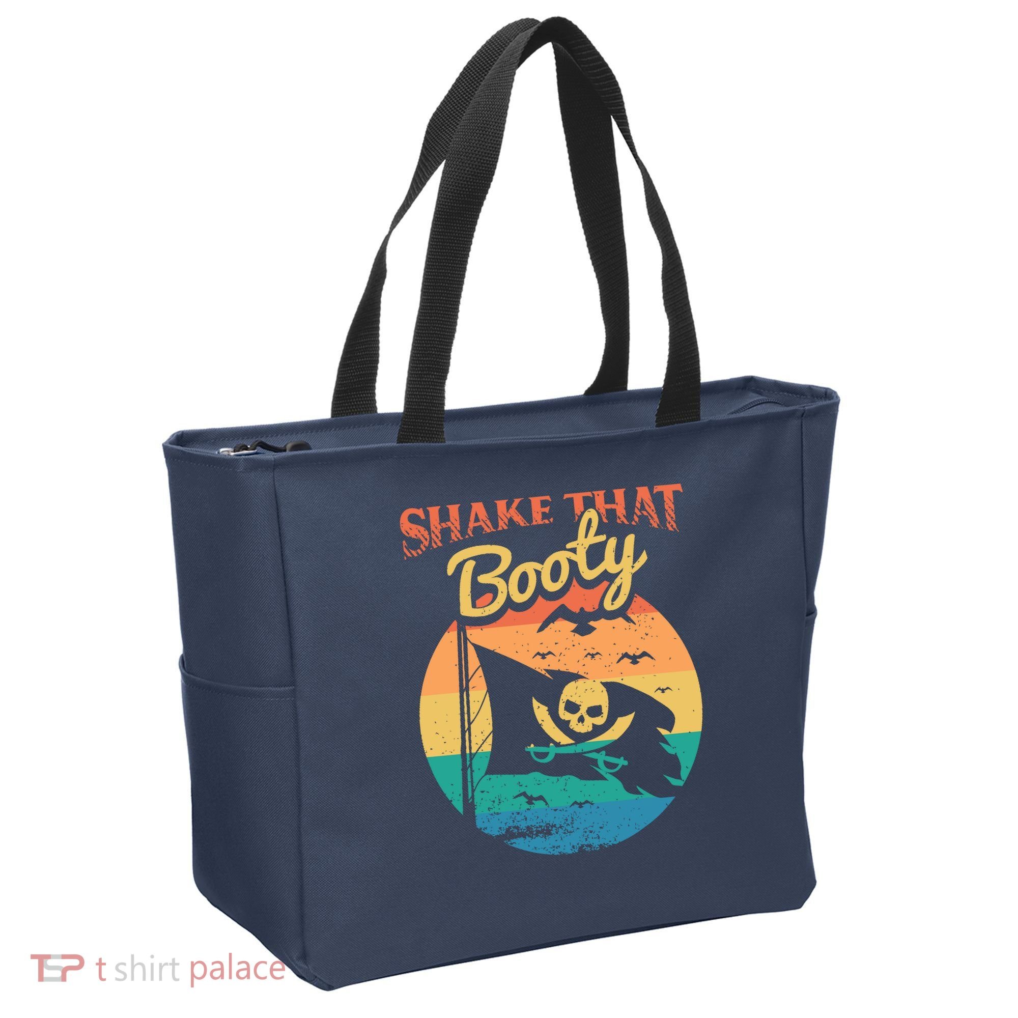 Funny Pirate Freebooter Buccaneer Caribbean Adventure Tote Bag