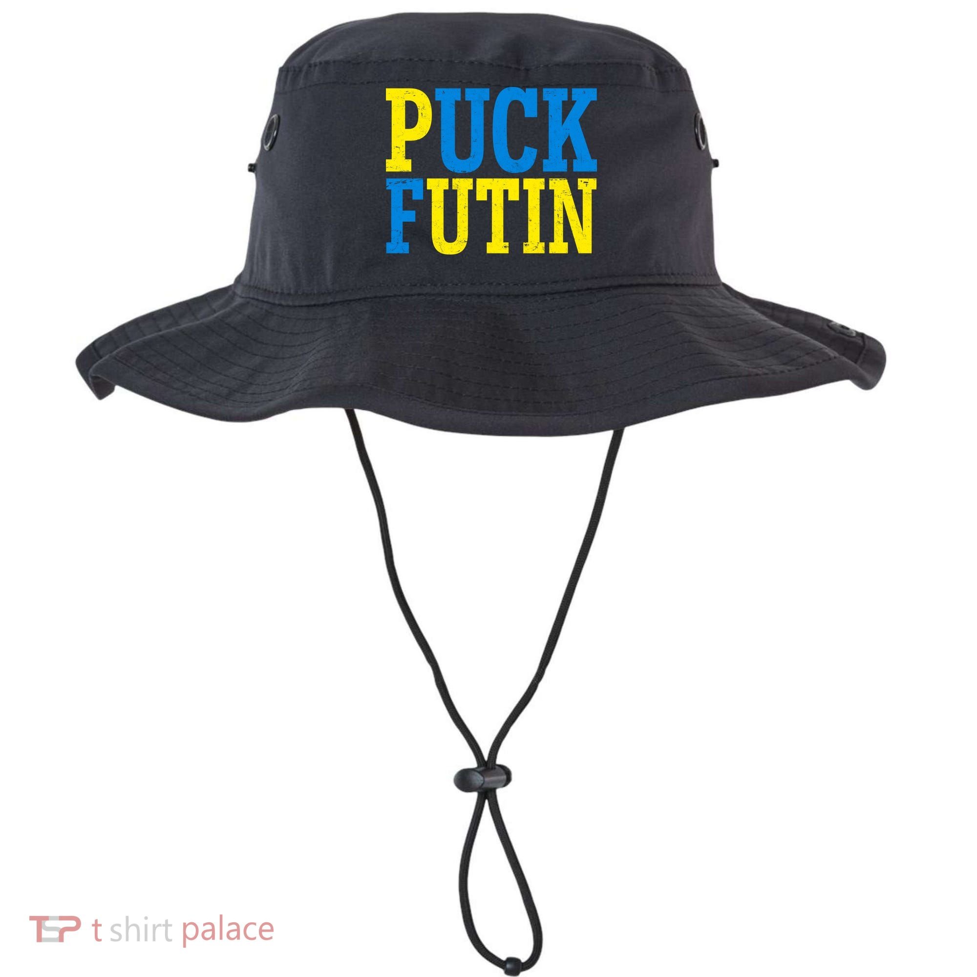 Funny Puck Futin Stand WIth Ukraine Bucket Hat