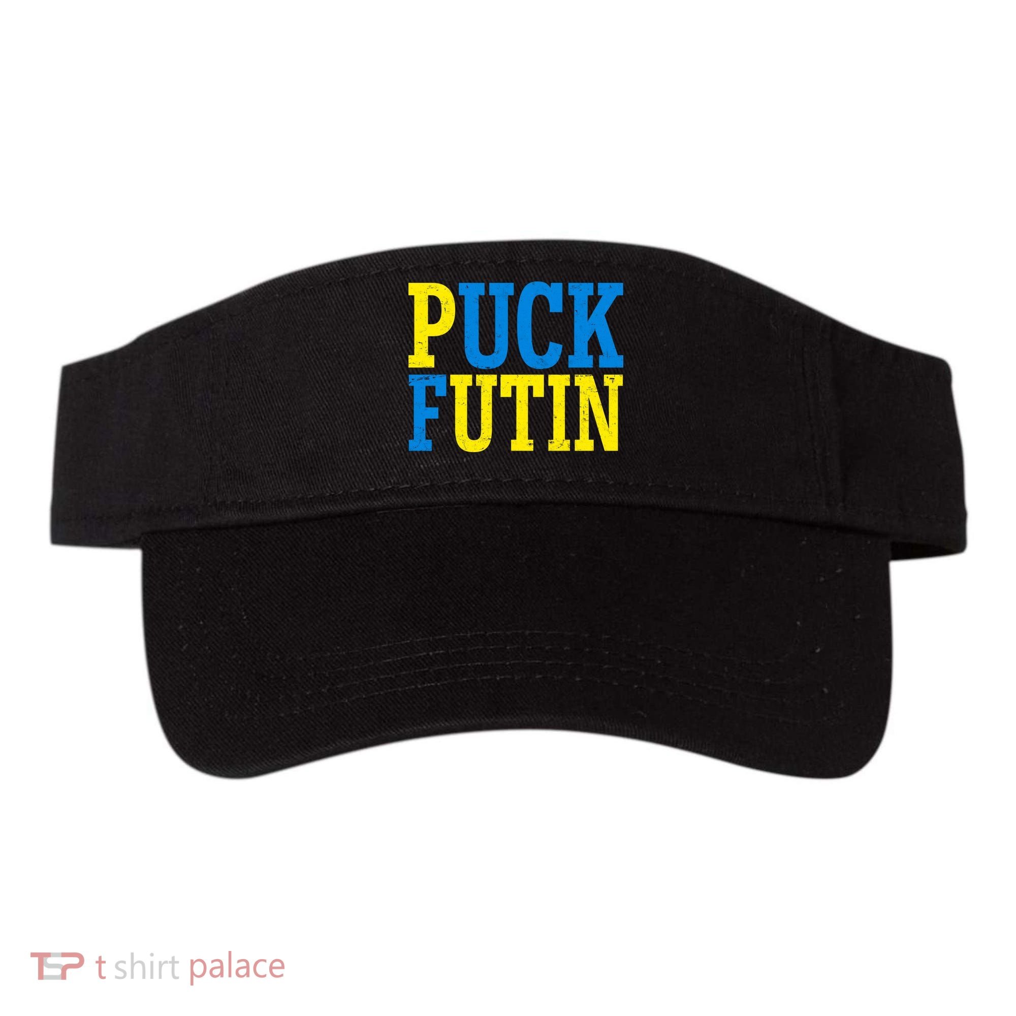 Funny Puck Futin Stand WIth Ukraine Visor