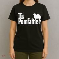 Funny Pomeranian Father Dad The Pom Father Dog Lover T-Shirt thumb 4