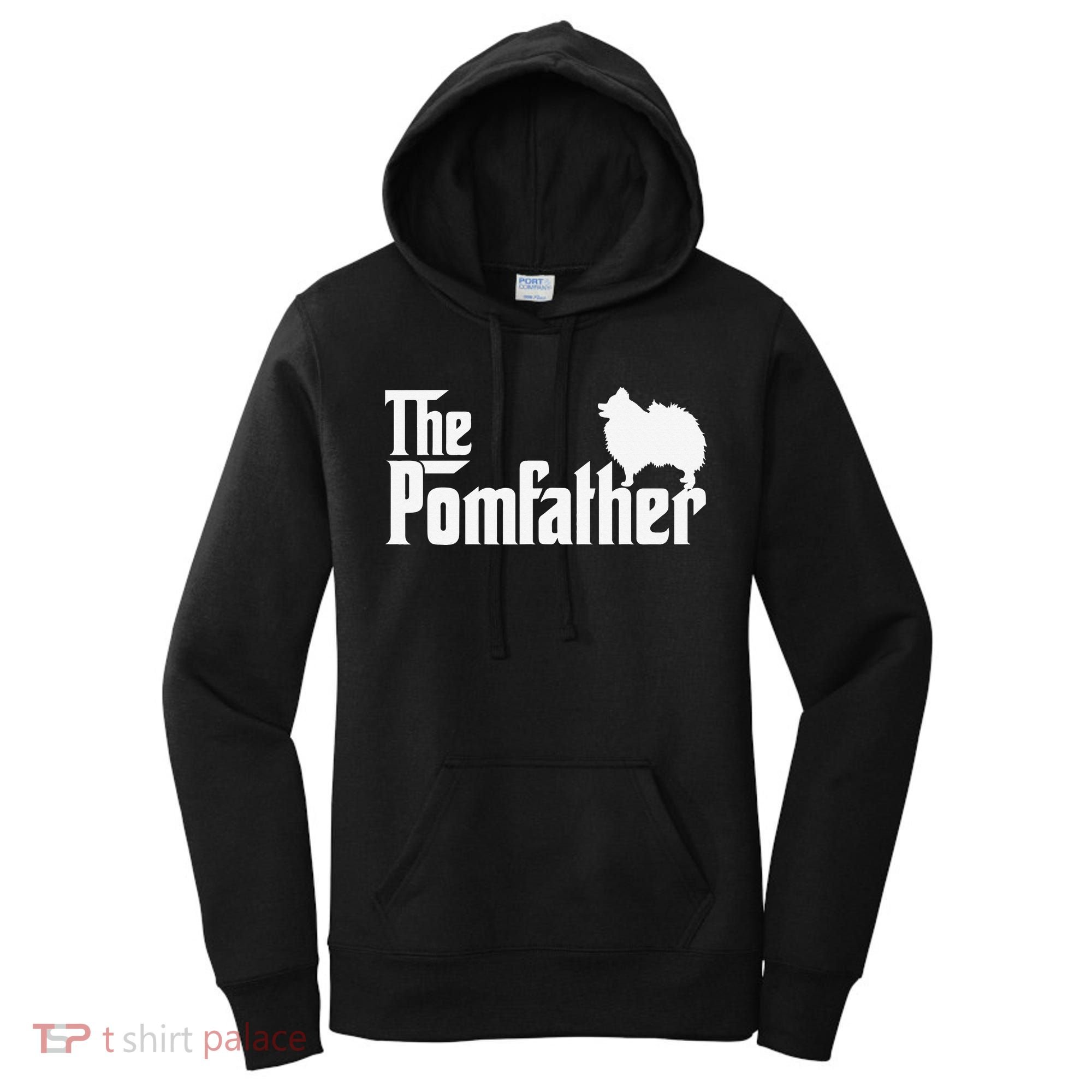 Funny Pomeranian Father Dad The Pom Father Dog Lover Women's Hoodie