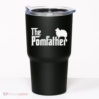 Funny Pomeranian Father Dad The Pom Father Dog Lover Tumbler thumb 0