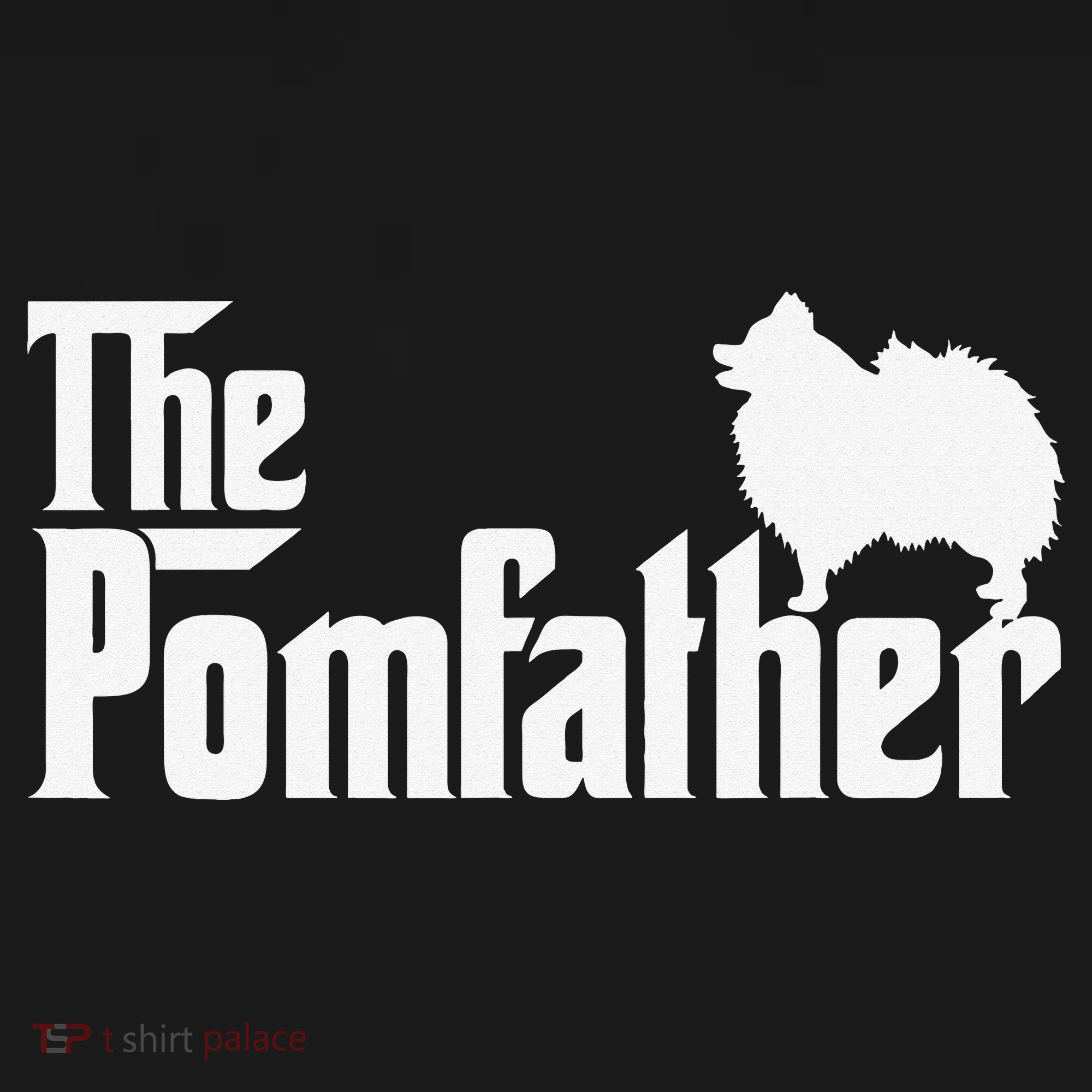 Funny Pomeranian Father Dad The Pom Father Dog Lover Women's Tank Top