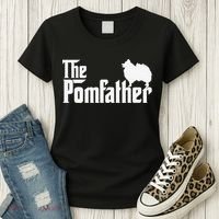 Funny Pomeranian Father Dad The Pom Father Dog Lover Women's T-Shirt thumb 3