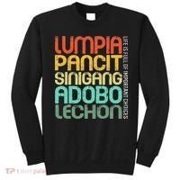 Filipino Philippine Food Lumpia Pancit Sinigang Adobo Lechon Sweatshirt thumb 0