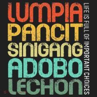 Filipino Philippine Food Lumpia Pancit Sinigang Adobo Lechon Beanie thumb 2
