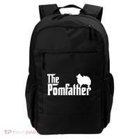 Funny Pomeranian Father Dad The Pom Father Dog Lover Backpack thumb 0