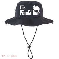 Funny Pomeranian Father Dad The Pom Father Dog Lover Bucket Hat thumb 0