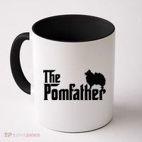Funny Pomeranian Father Dad The Pom Father Dog Lover Coffee Mug thumb 0