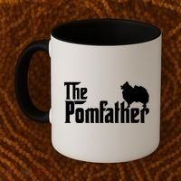 Funny Pomeranian Father Dad The Pom Father Dog Lover Coffee Mug thumb 2