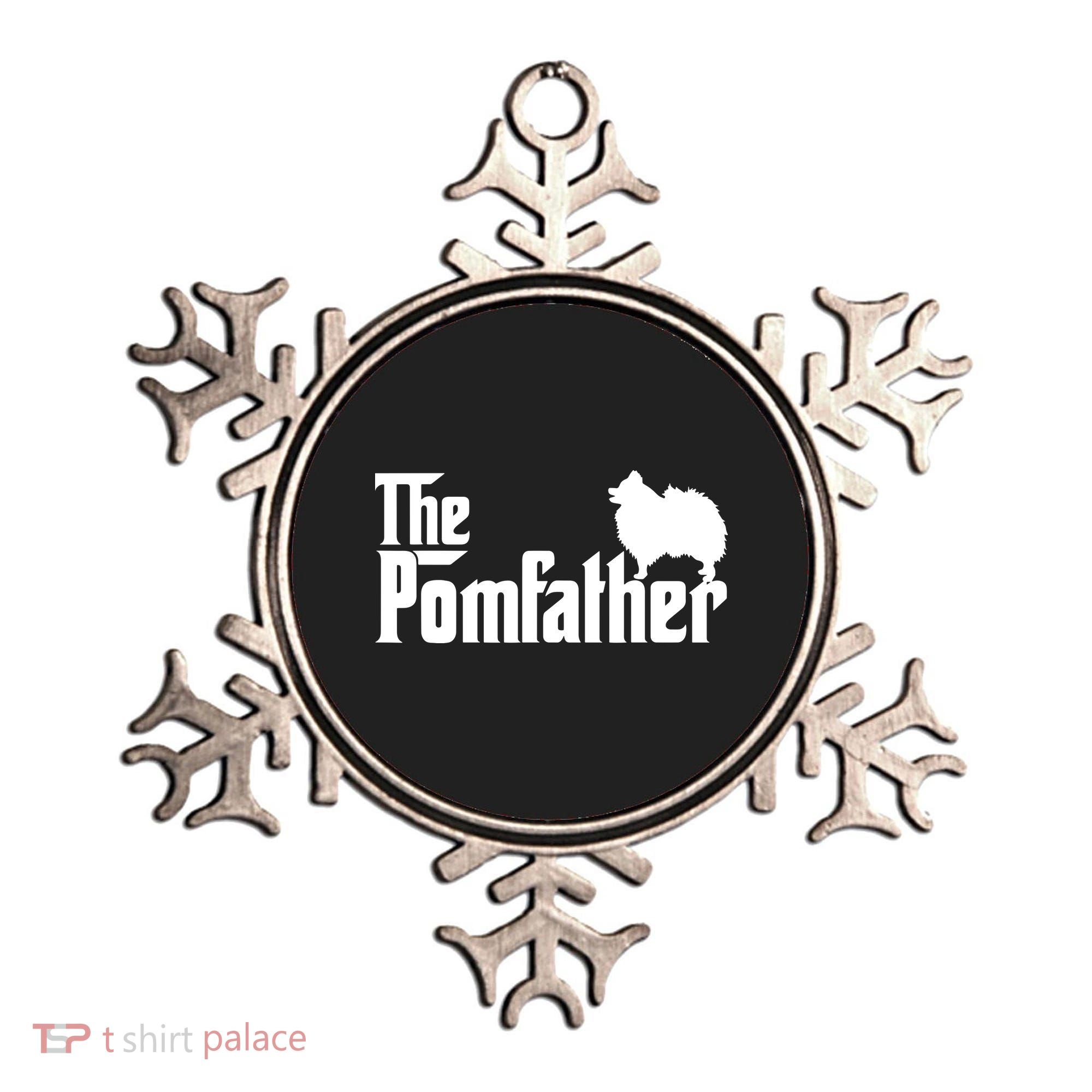 Funny Pomeranian Father Dad The Pom Father Dog Lover Ornament