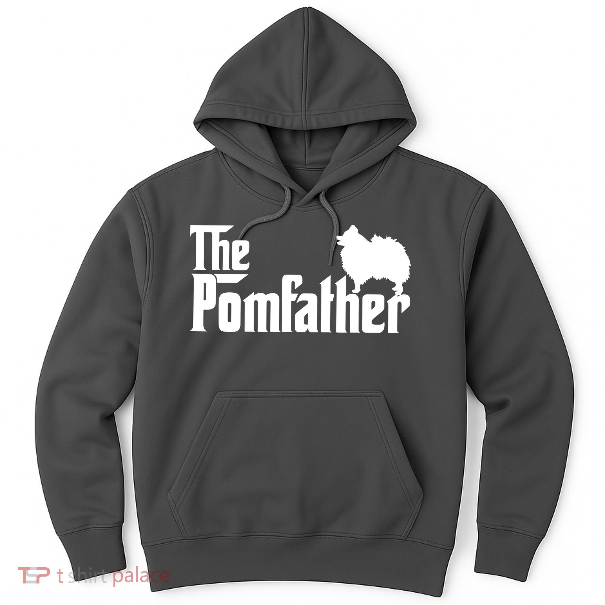 Funny Pomeranian Father Dad The Pom Father Dog Lover Hoodie