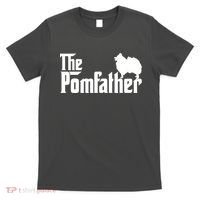 Funny Pomeranian Father Dad The Pom Father Dog Lover T-Shirt thumb 0