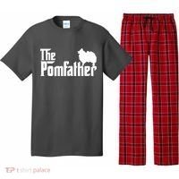 Funny Pomeranian Father Dad The Pom Father Dog Lover Pajama Set thumb 0