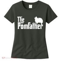 Funny Pomeranian Father Dad The Pom Father Dog Lover Women's T-Shirt thumb 0