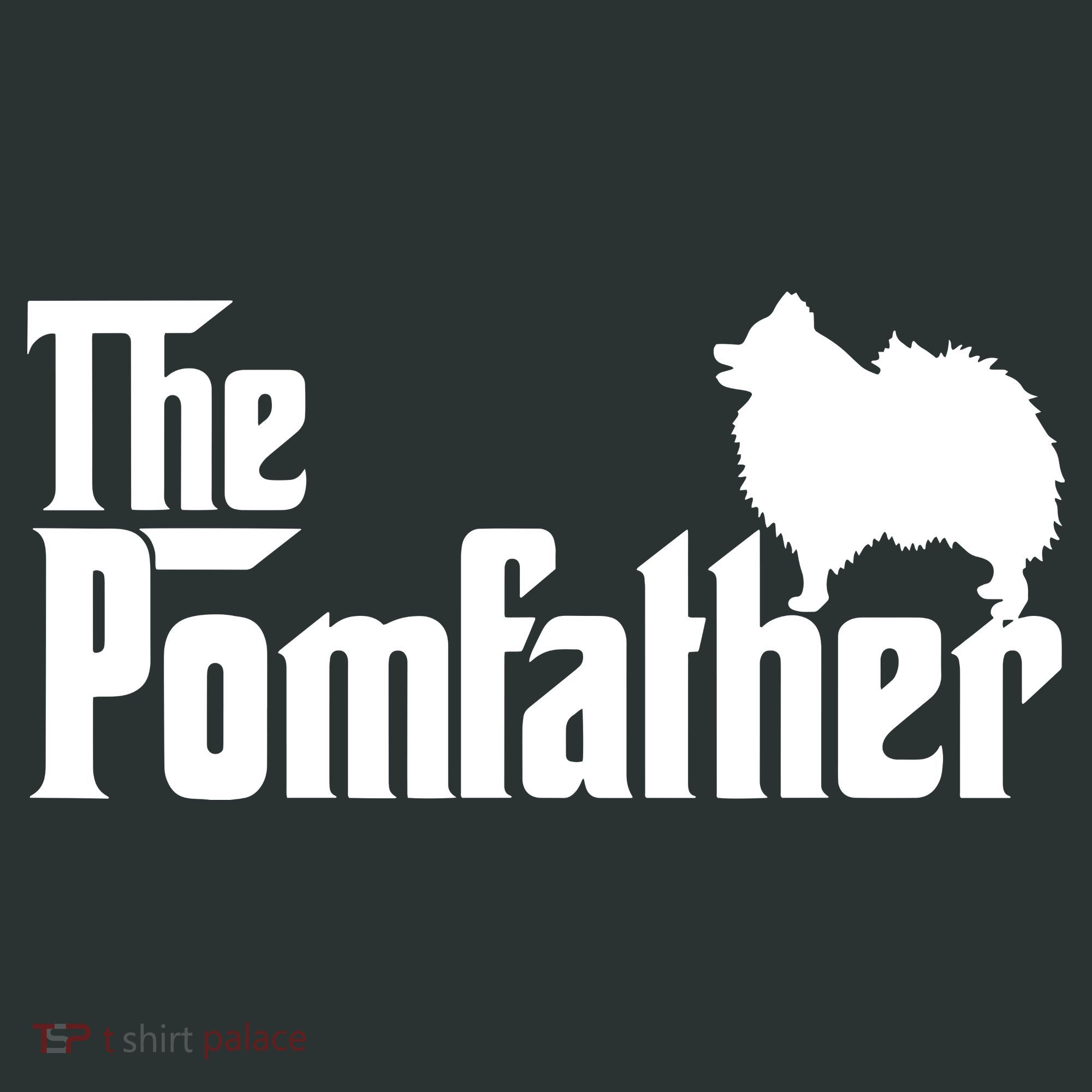 Funny Pomeranian Father Dad The Pom Father Dog Lover Kids Hoodie