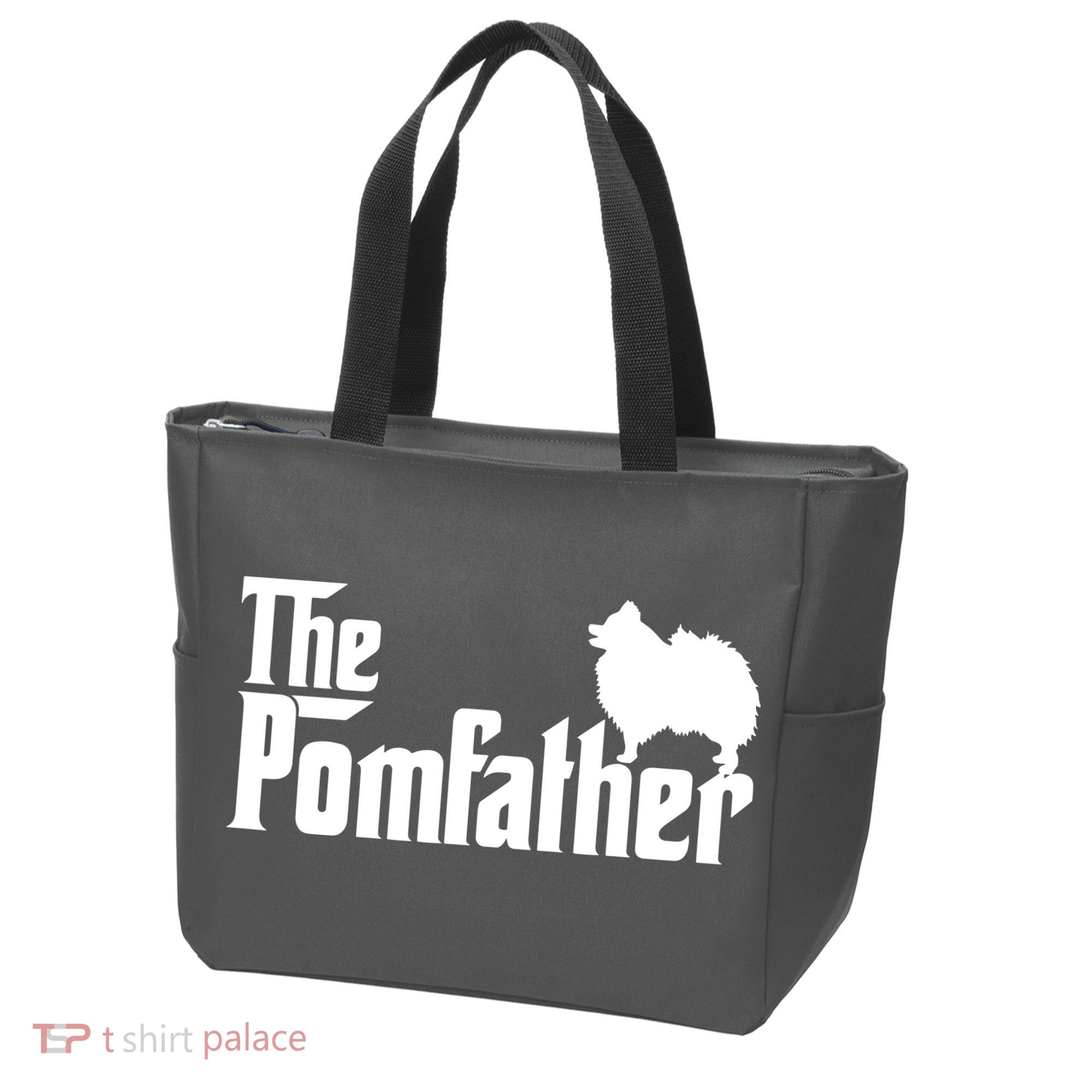 Funny Pomeranian Father Dad The Pom Father Dog Lover Tote Bag