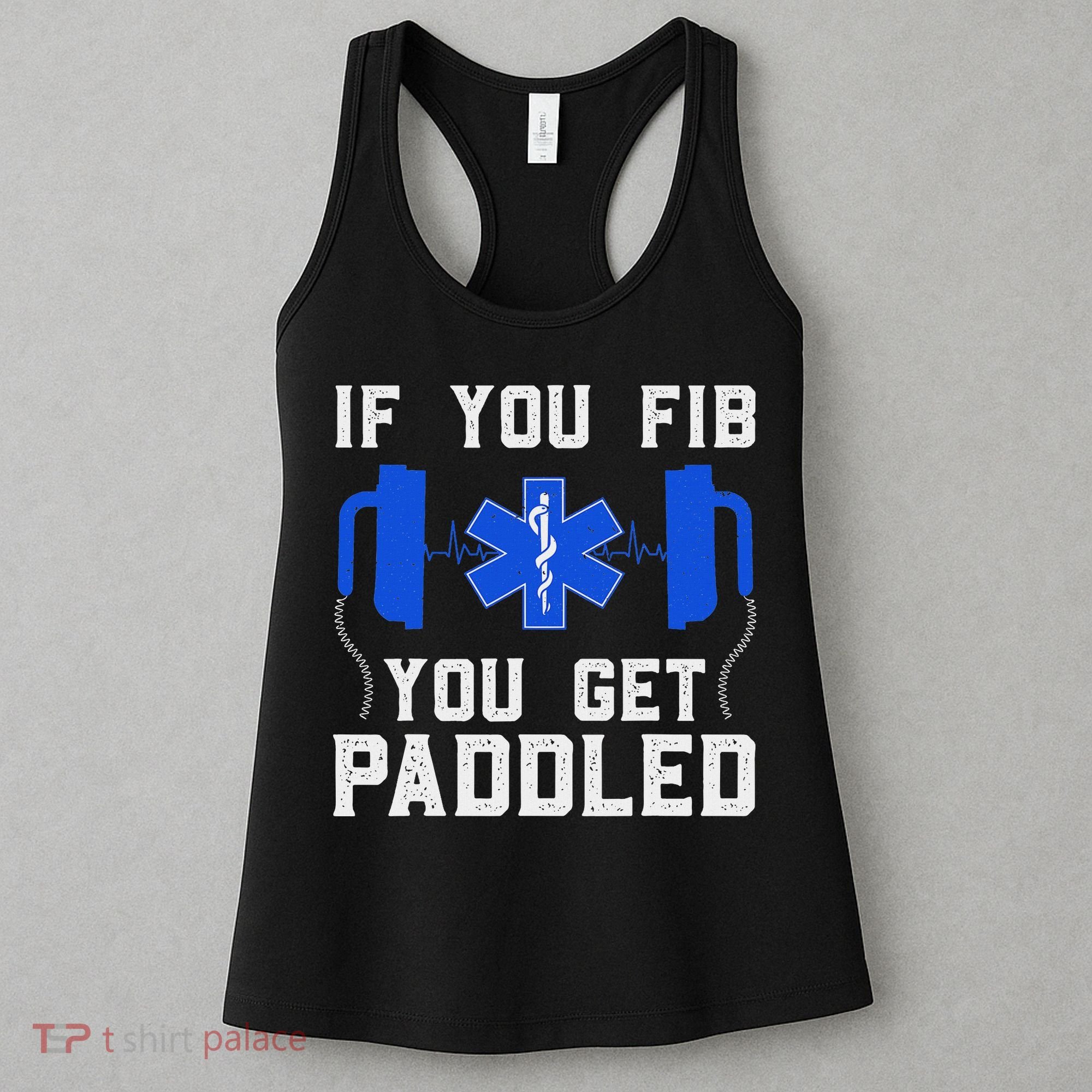 Funny Paramedic For Women Fib Emt Er Icu Nurse Medical Women's Tank Top