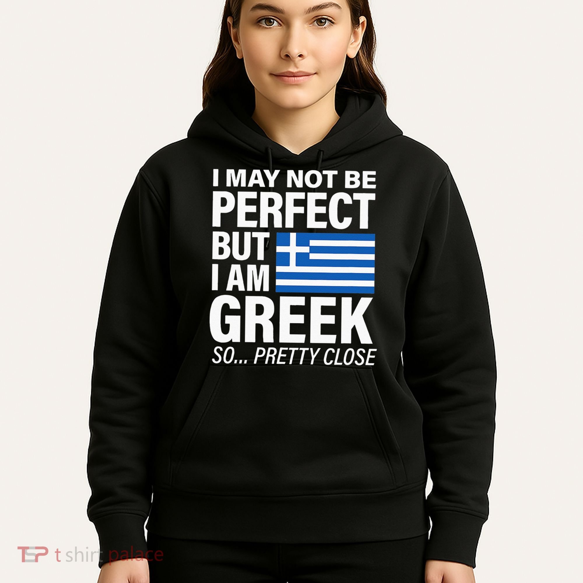 Funny Perfect Greek Flag I Love Greece Hoodie