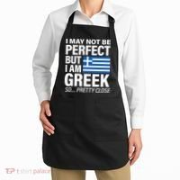 Funny Perfect Greek Flag I Love Greece Apron thumb 2