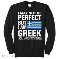 Funny Perfect Greek Flag I Love Greece Sweatshirt thumb 0
