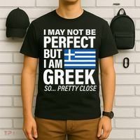 Funny Perfect Greek Flag I Love Greece T-Shirt thumb 6