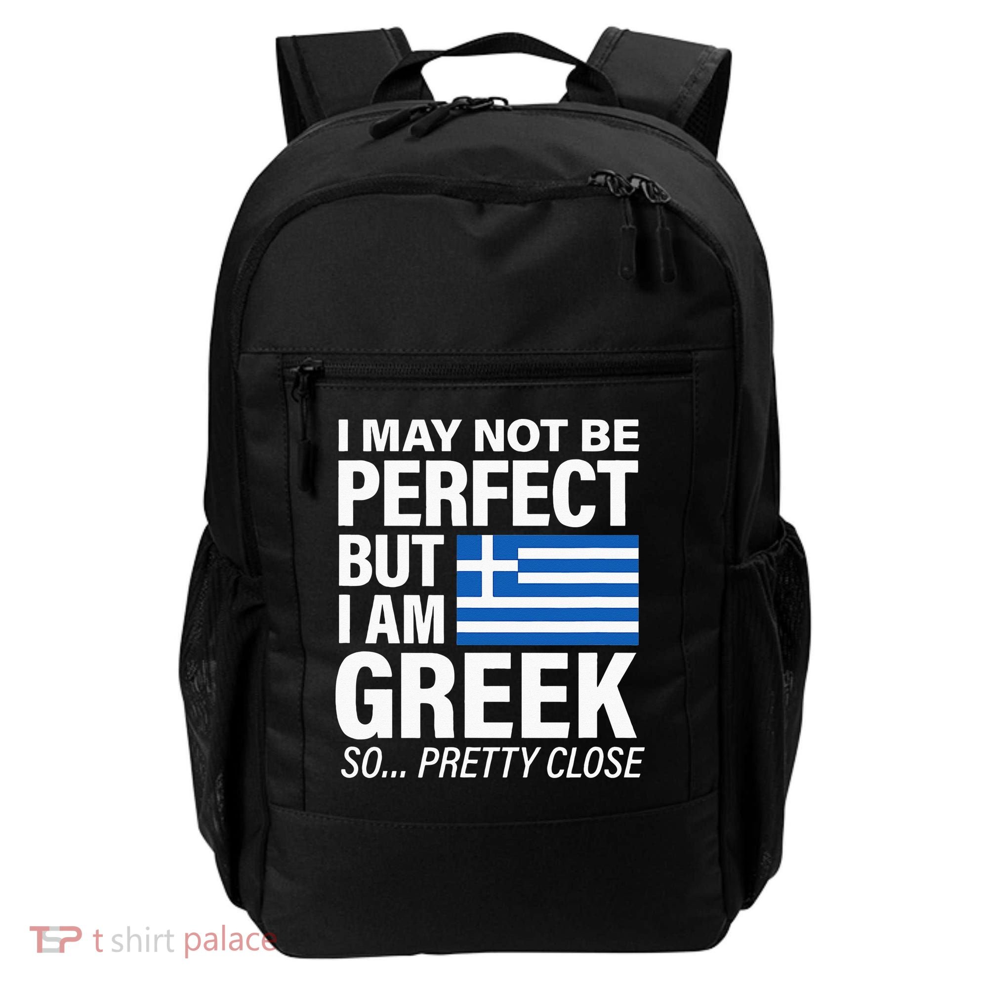 Funny Perfect Greek Flag I Love Greece Backpack