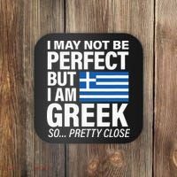 Funny Perfect Greek Flag I Love Greece Coaster thumb 0