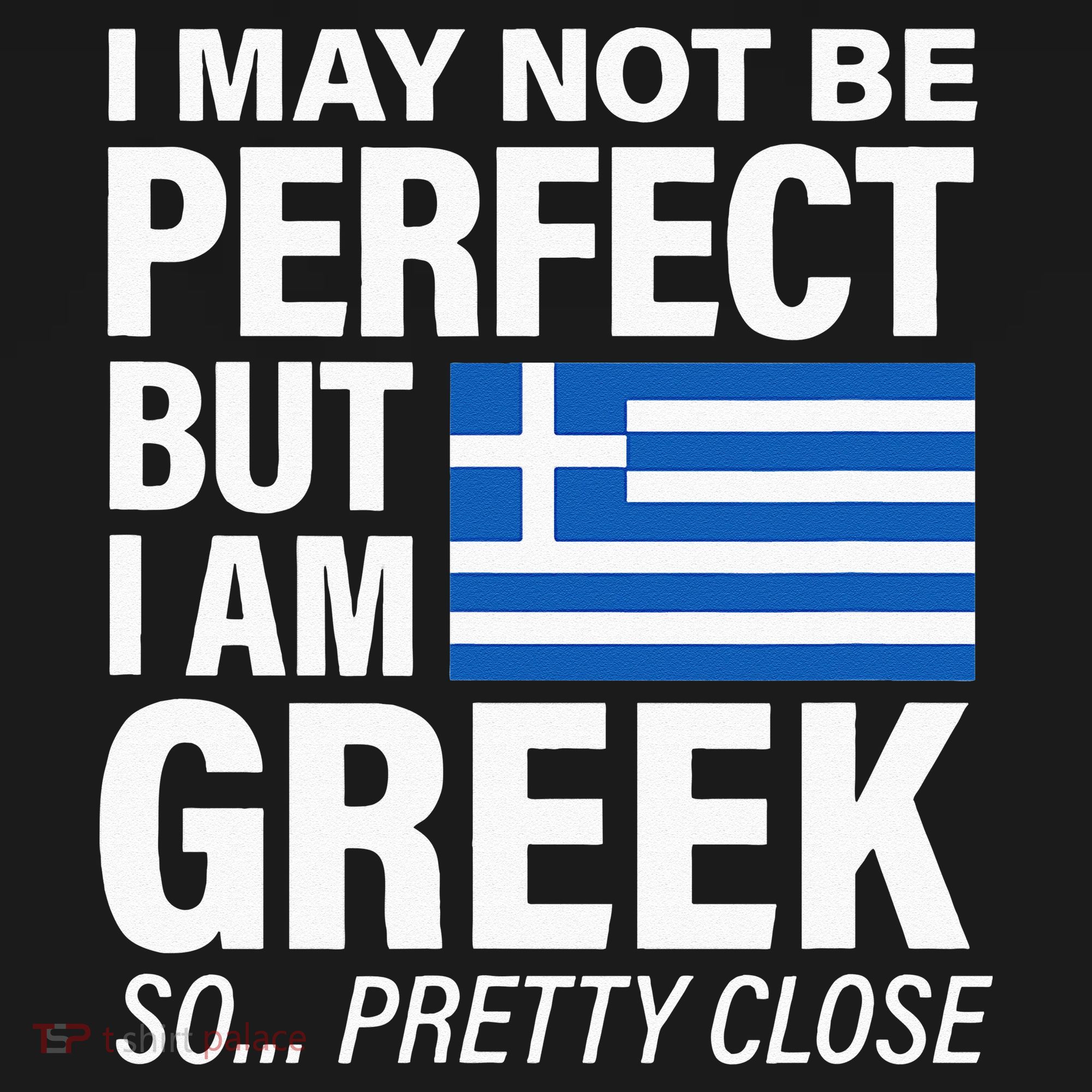 Funny Perfect Greek Flag I Love Greece Coaster