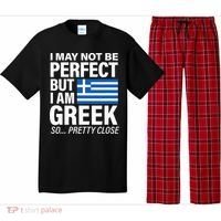 Funny Perfect Greek Flag I Love Greece Pajama Set thumb 0