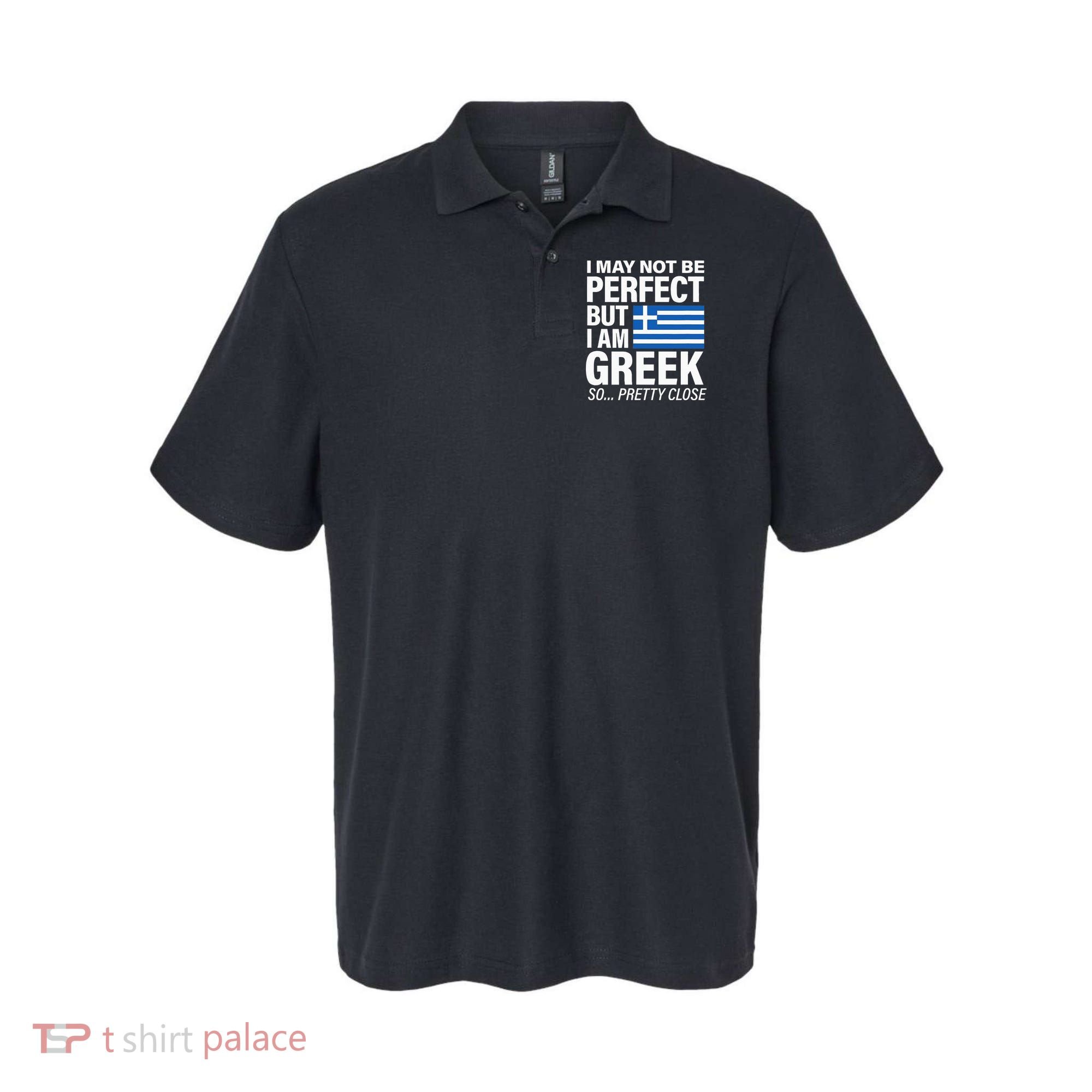 Funny Perfect Greek Flag I Love Greece Polo