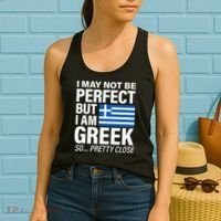 Funny Perfect Greek Flag I Love Greece Women's Tank Top thumb 2