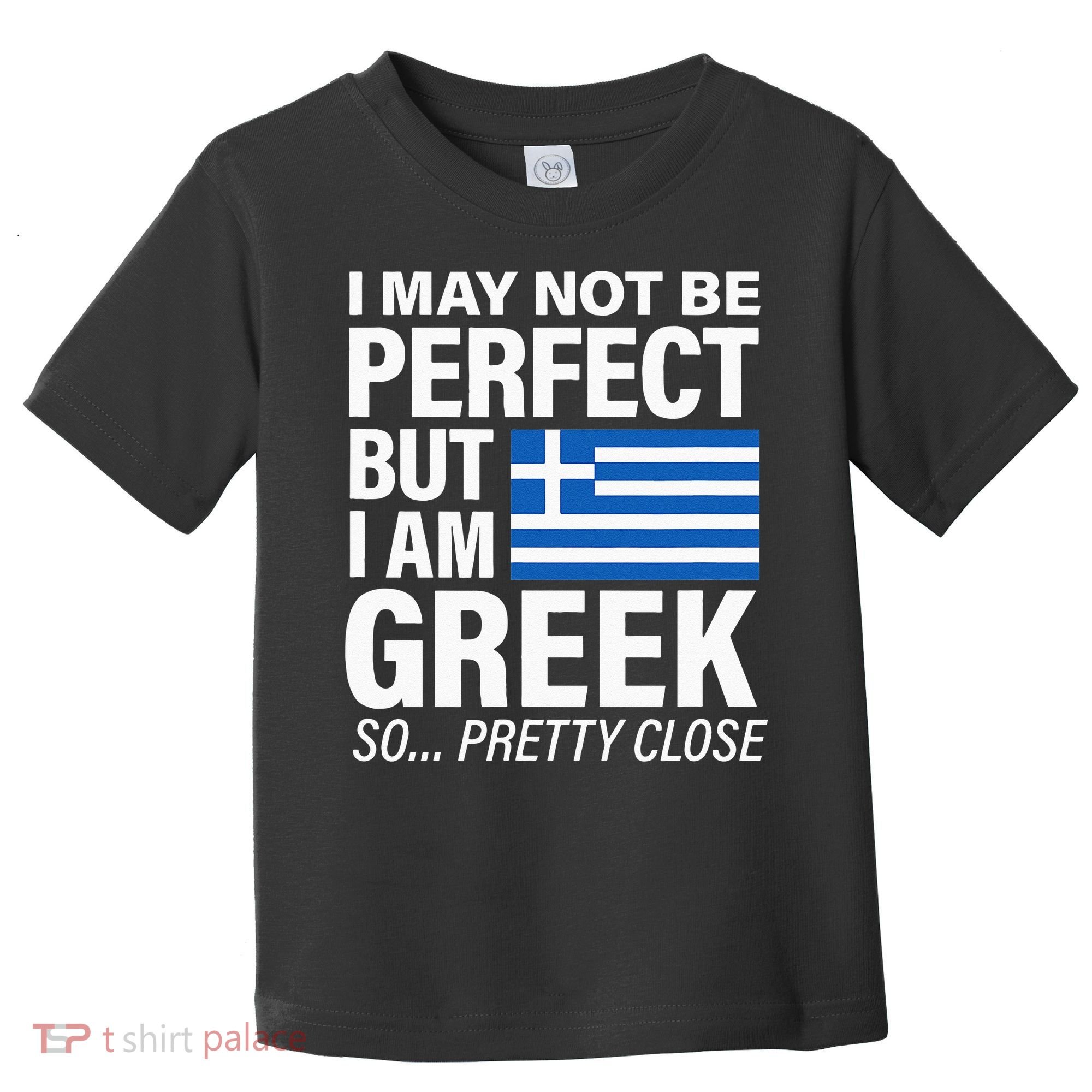 Funny Perfect Greek Flag I Love Greece Toddler T-Shirt