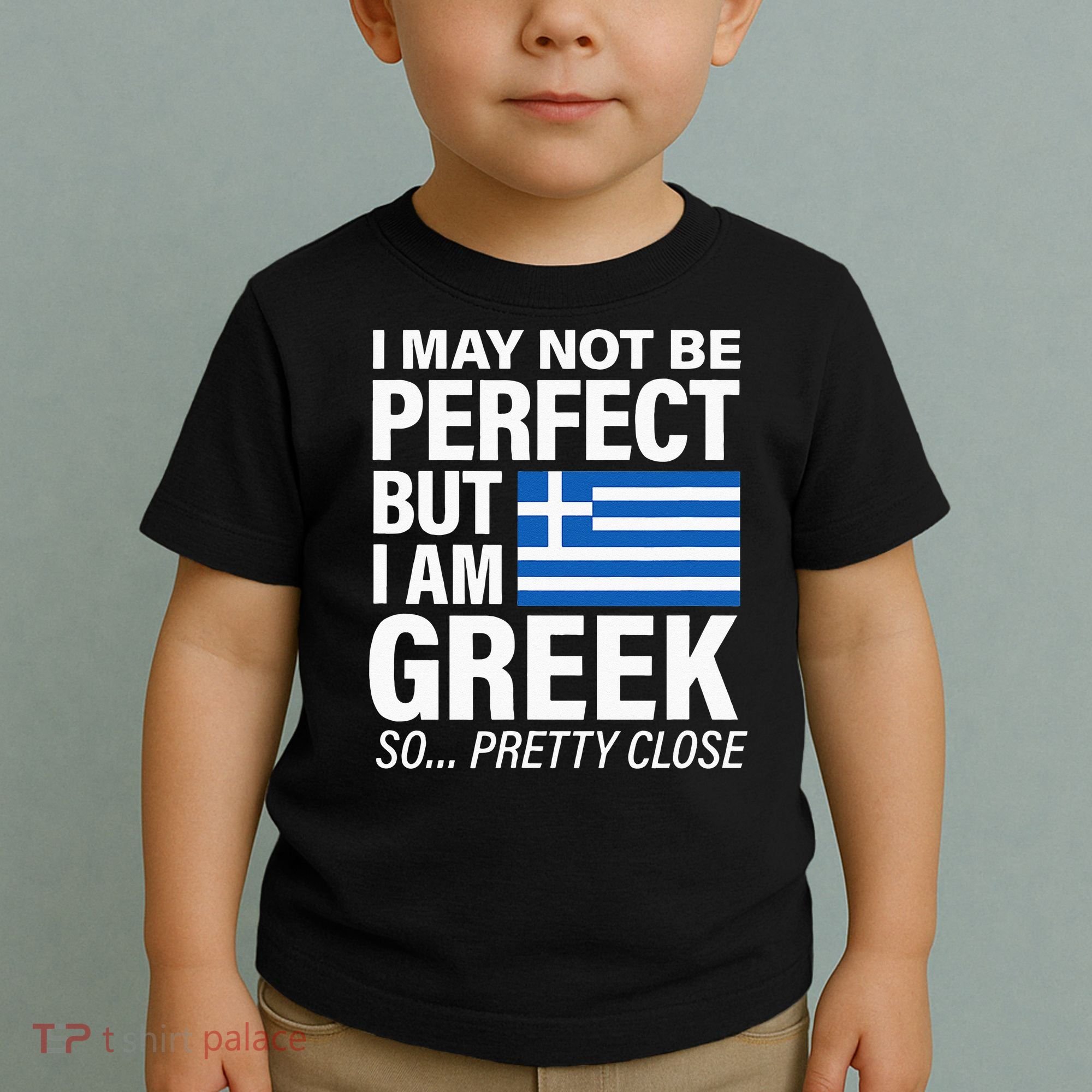 Funny Perfect Greek Flag I Love Greece Toddler T-Shirt