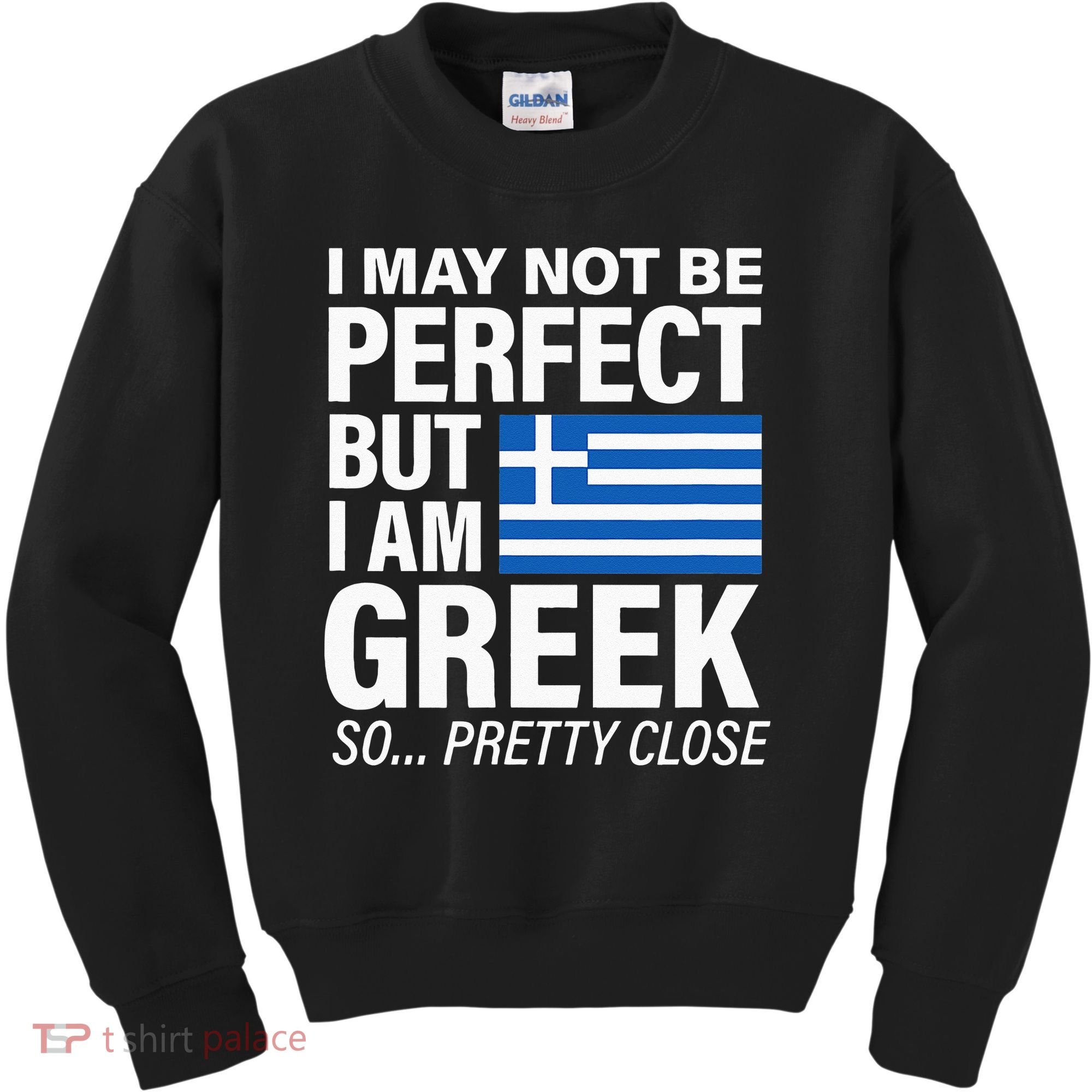 Funny Perfect Greek Flag I Love Greece Kids Sweatshirt