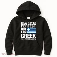 Funny Perfect Greek Flag I Love Greece Kids Hoodie thumb 0